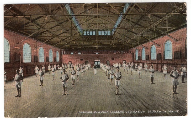 Brunswick, Maine, Interior Bowdoin College Gymnasium