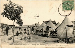 CPA Camp de Sissonne Allée des Tentes (992256)