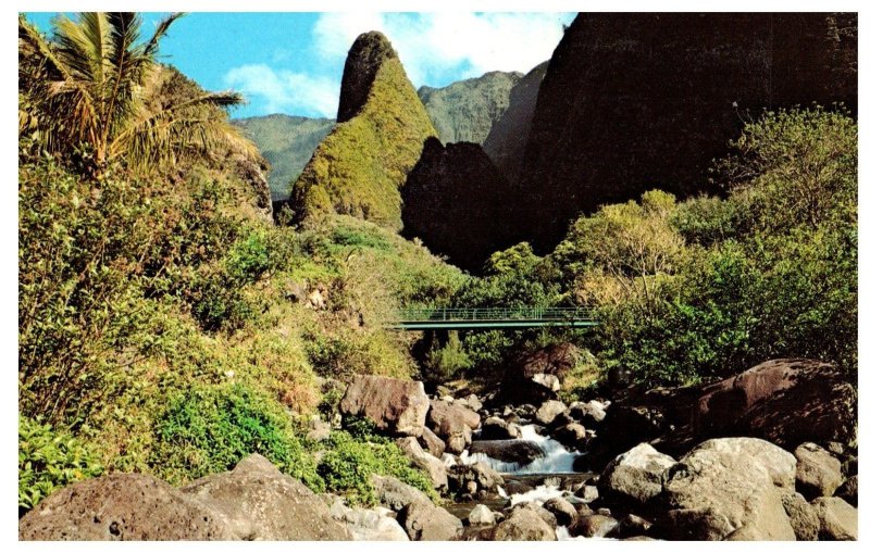 Iao Valley and Needle Maui Hawaii Postcard