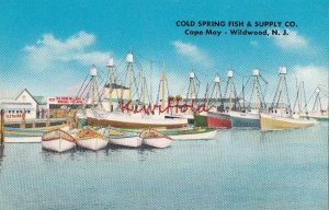 Postcard Cold Spring Fish and Supply Co Cape May Wildwood NJ