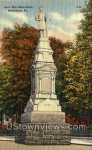 Civil War Monument - Bethlehem, Pennsylvania PA  