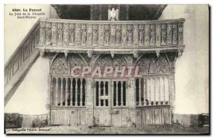 Old Postcard Le Faouet The Jube Chapel Saint Nicolas