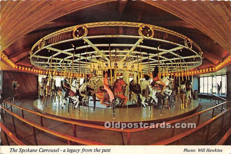 The Spokane Carrousel Riverside, Rhode Island, RI, USA Unused 