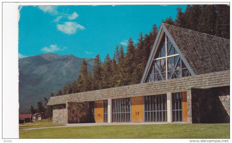 Our Lady of Lourdes, Catholic Church, Canadian Rockies, Jasper, Alberta, Cana...