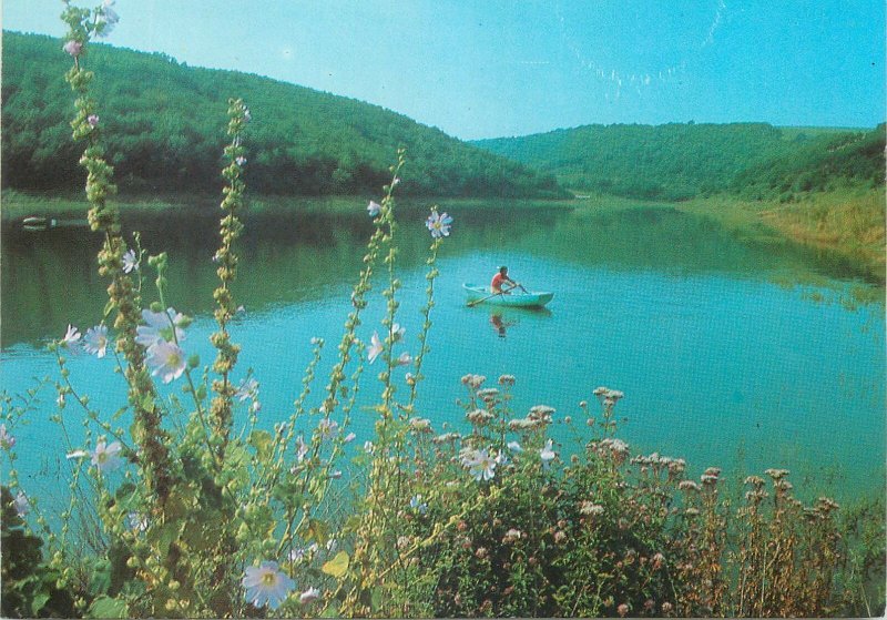 Postcard Bulgaria Razgard le barrage ptchelina dans la localite lake natural