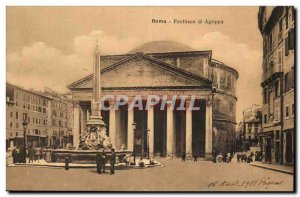 Italy - Italia - Roma - Rome - Pantheon di Agrippa Old Postcard