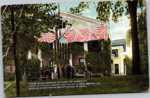 Postcard NY Buffalo Ansley Wilcox Residence