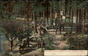 Bonanza Park Mineral Springs Yukon AK Ketchikan Cancel 1909 Postcard