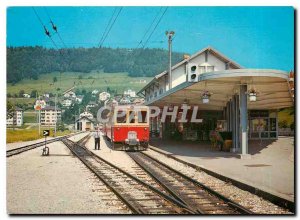 Modern Postcard St. Croix. The train station