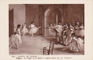 Dance Ballet Practice Degas Le foyer de la danse a l'Opera de la rue Le Pelle...