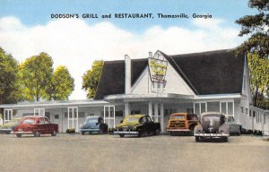 Thomasville Georgia outside Dodson's Grill & Restaurant antique pc ZD549736