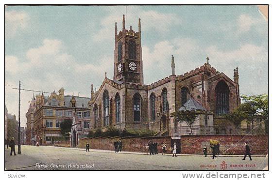 Parish Church, Huddersfield (Yorkshire), England, UK 1900-1910s