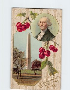 Postcard Washington The Father of his Country Washington DC USA