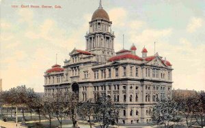 Court House Denver Colorado 1910 postcard