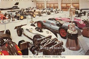 Old Vintage Auto Racing Postcard Post Card Famous Race Cars and the Wheeler S...