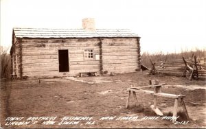 Illinois New Salem State Park Trent Brothers Residence Real Photo