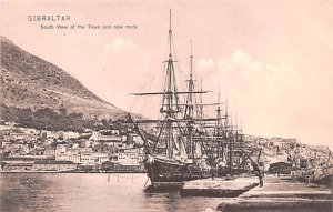South View of the Town and New Mole Gibraltar Postcard.
