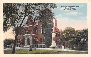 Soldiers Monument and Courthouse Fort Scott Kansas