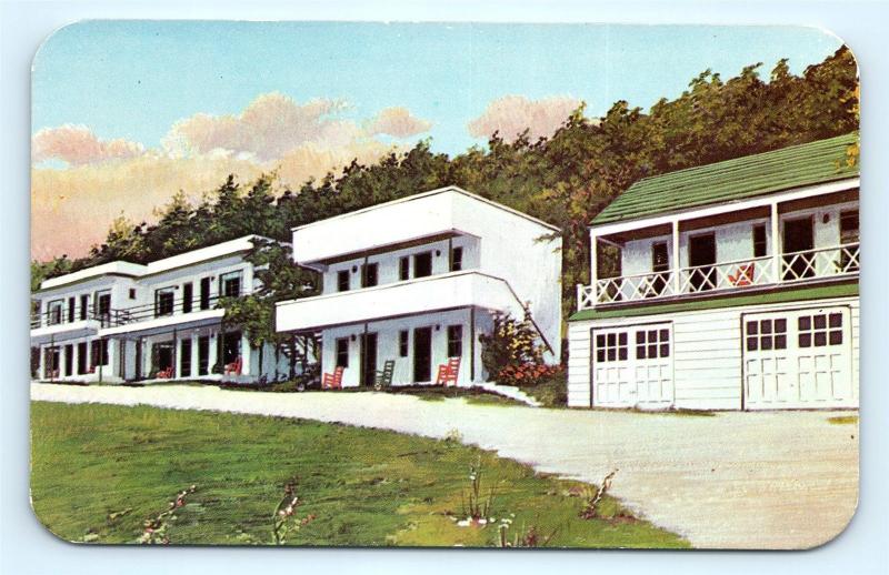 Postcard WV Romney Houser's Motel on US 50 c1950s J8