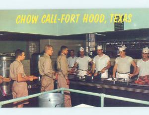 Pre-1980 ARMY MESS HALL Fort Hood - Killeen Texas TX AF7949@