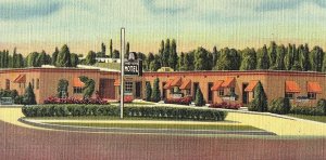 Vintage Route 66, Premiere Motel, Albuquerque, New Mexico Postcard P130