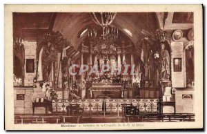 Postcard Old Honfleur Interior of Notre Dame De Grace