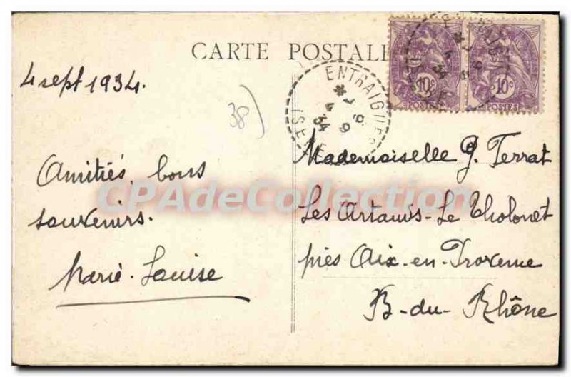 Old Postcard Dauphine Railway De La Mure