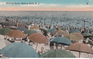 ASBURY PARK, New Jersey, 1916; Bathing Scene