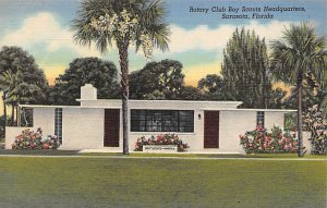 Rotary club Boy Scouts headquarters Sarasota, Florida, USA Scouting Unused 