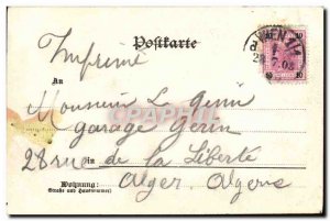 Postcard Old Haupt Allee Prater Wien