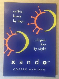 UNUSED PC POSTCARD FACTORY (AD CARD) XANDO COFFEE & BAR 4X6