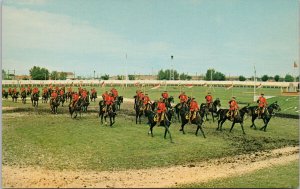 RCMP Musical Ride Royal Canadian Mounted Police Kingston ON Canada Postcard H14