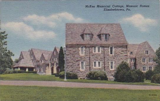 Pennsylvania Elizabethtown Mckee Memorial Cottage Masonic Homes