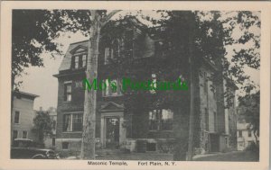 America Postcard - Masonic Temple, Fort Plain, New York   RS28315