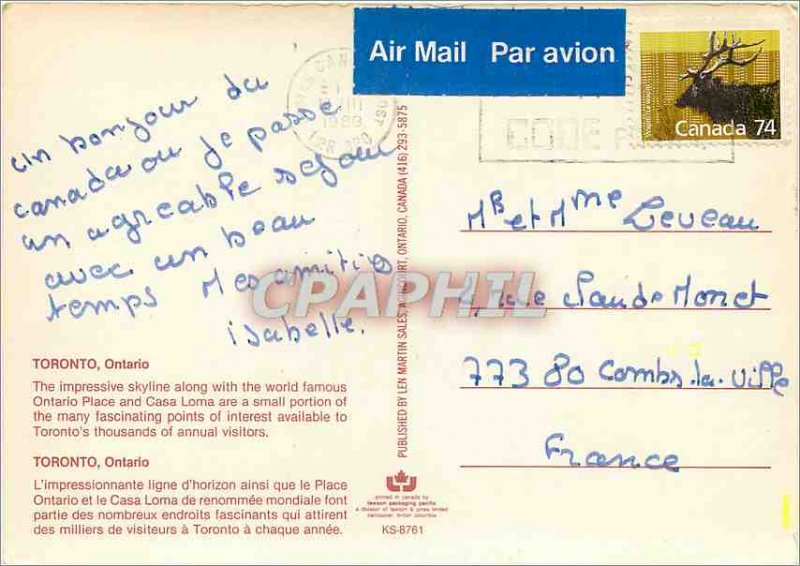 Modern Postcard Toronto Canada