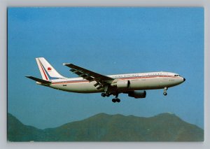 Aviation Airplane Postcard China Airlines Airbus A300-600 AZ4