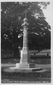 EAST LEAKE NOTTINGHAMSHIRE UK-GREAT WAR MEMORIAL-DONCASTER REAL PHOTO POSTCARD