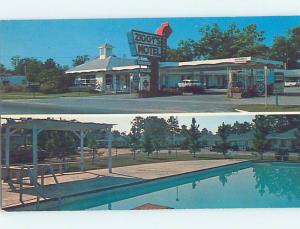 Pre-1980 MOTEL SCENE Bamberg - Near Orangeburg South Carolina SC AD8946