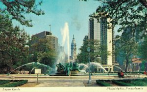 USA Philadelphia Pennsylvania Skyline Vintage Postcard 07.36