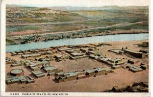 New Mexico - The Pueblo of San Felipe - c1940