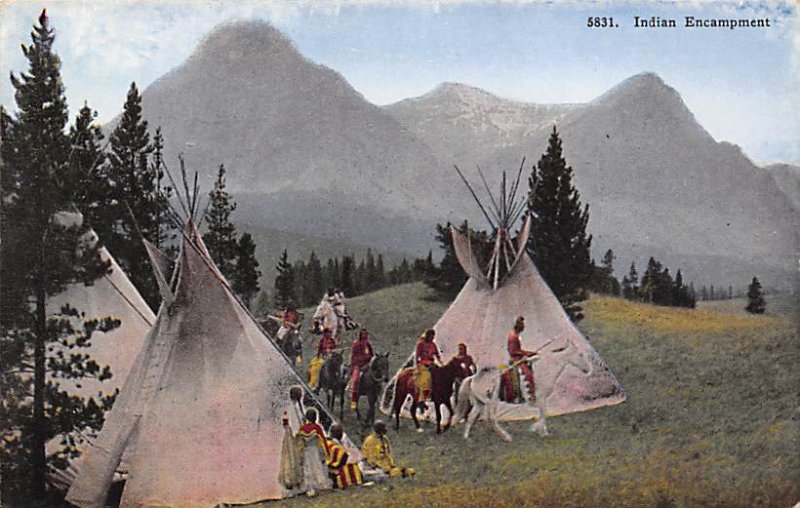 Indian Encampment Unused 