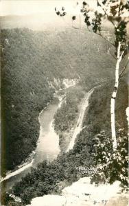 1930s Pennsylvania Grand Canyon Railroad Harrison's Lookout RPPC 12556