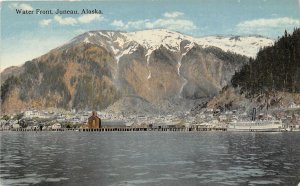 Water Front View Juneau Alaska 1910c postcard