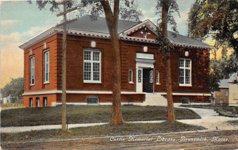 maine Brunswick, Curtis Memorial Library