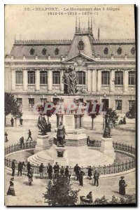 Old Postcard Belfort Monument 3 Steges