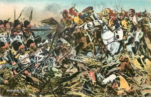 Vintage Postcard Depicting Battle of Waterloo 1815 Battle Of Ligny Napoleonic