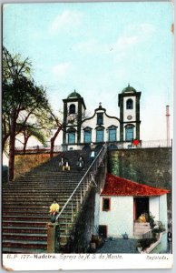Madeira Egreja Be Ns Do Monte Catholic Church in Funchal Portugal Postcard