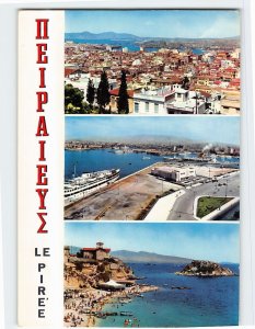 Postcard Souvenir of Piraeus, Greece