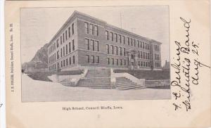 Iowa Council Bluffs High School 1905