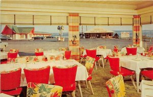 Ste Anne De Beaupre Quebec Canada 1960s Postcard Zenith Motel Dining Room